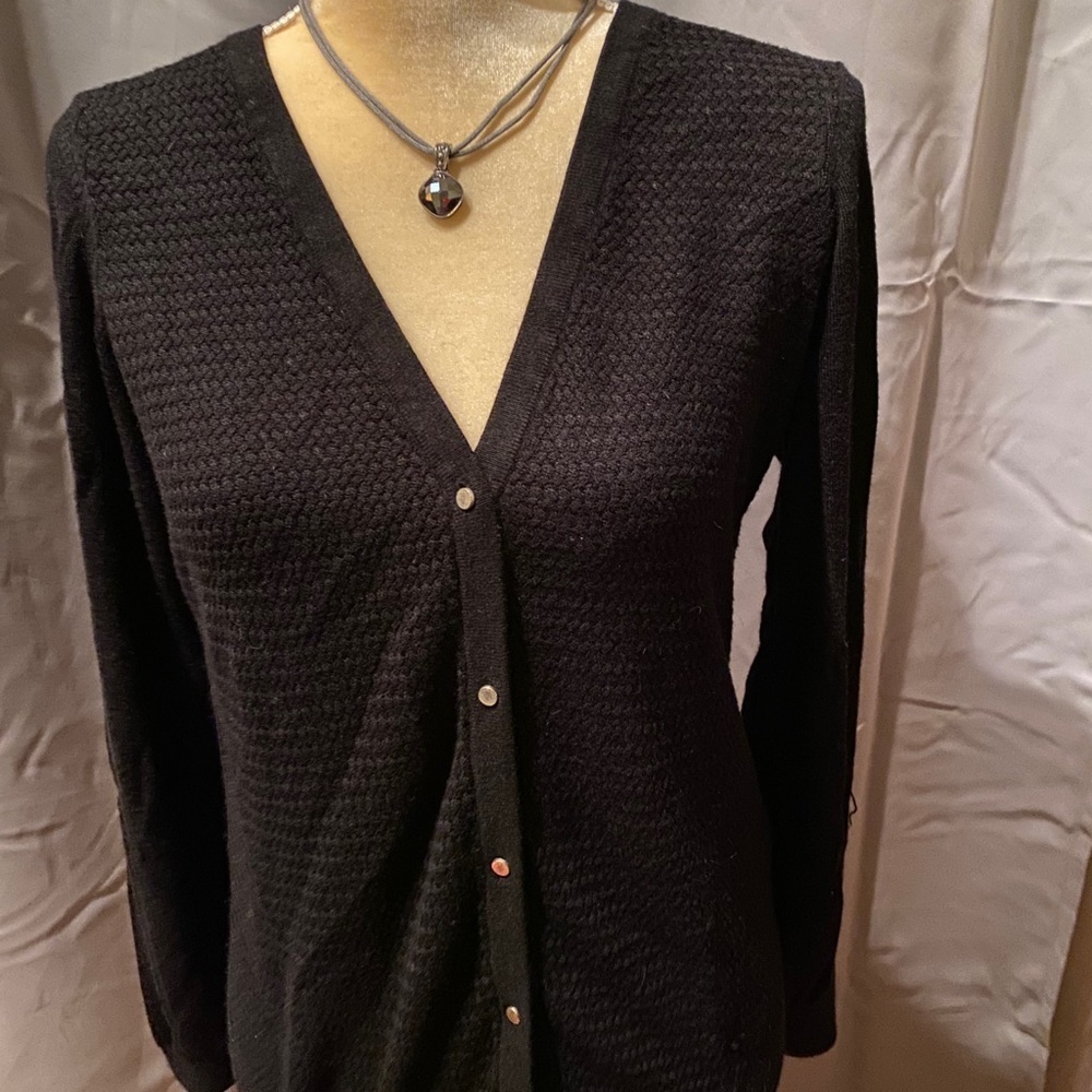 Little black button up cardigan by H&M - Picture 2 of 5